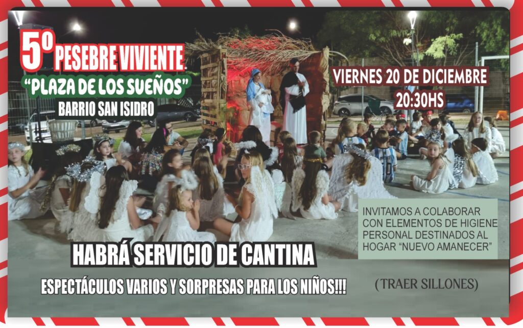 Pesebre en Barrio San Isidro