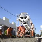 PLAN INTEGRAL DE OBRAS EN BARRIO PARQUE DEL LAGO: OCHO CUADRAS DE HORMIGÓN, TRES DE DESAGÜES PLUVIALES Y UNA DE CORDÓN CUNETA