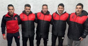 Gustavo Romero y cuerpo técnico